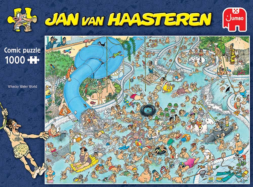Jan van Haasteren - Whacky Water World - 1000 brikker - Nordisk Spil