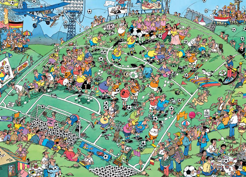 EM - 1000 brikker - Nordisk Spil