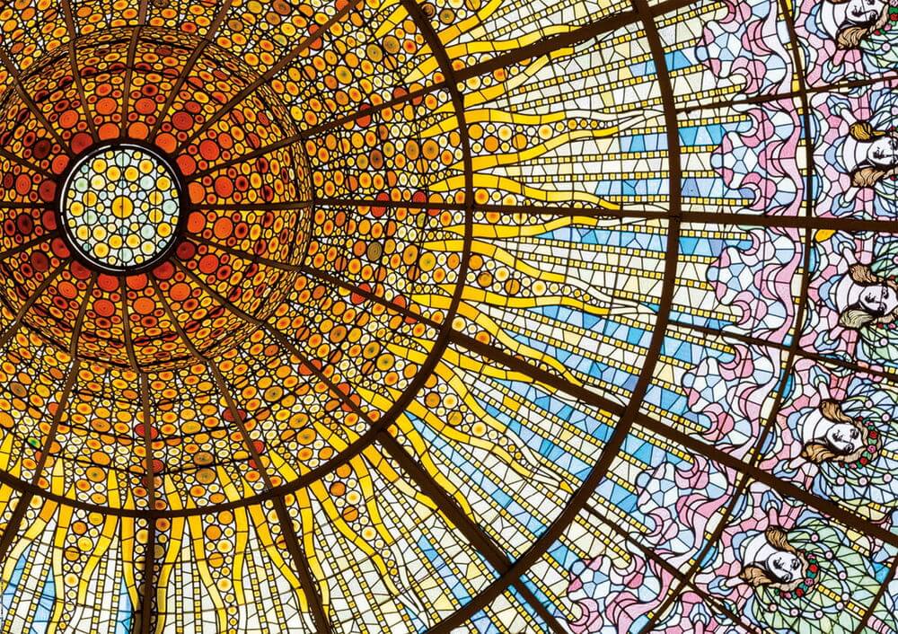 Barcelona: Palau de la Musica Catalana - 1000 brikker - Nordisk Spil