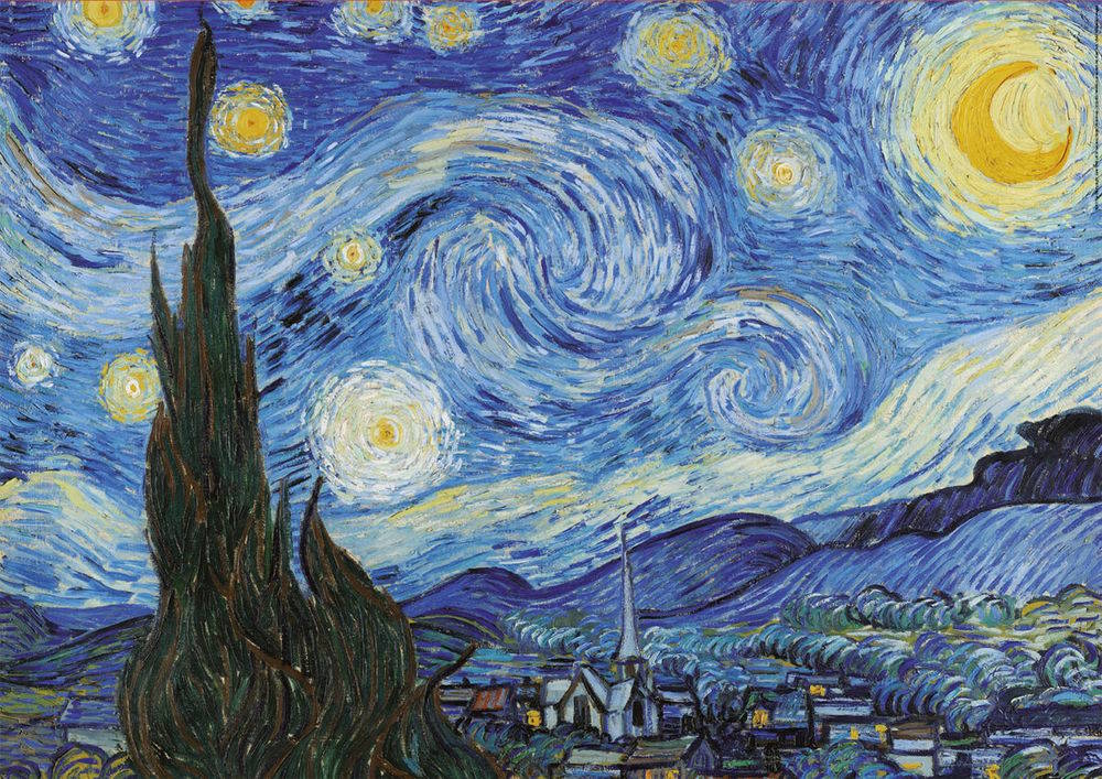 Vincent van Gogh: Stjernenatten - 1000 brikker - Nordisk Spil