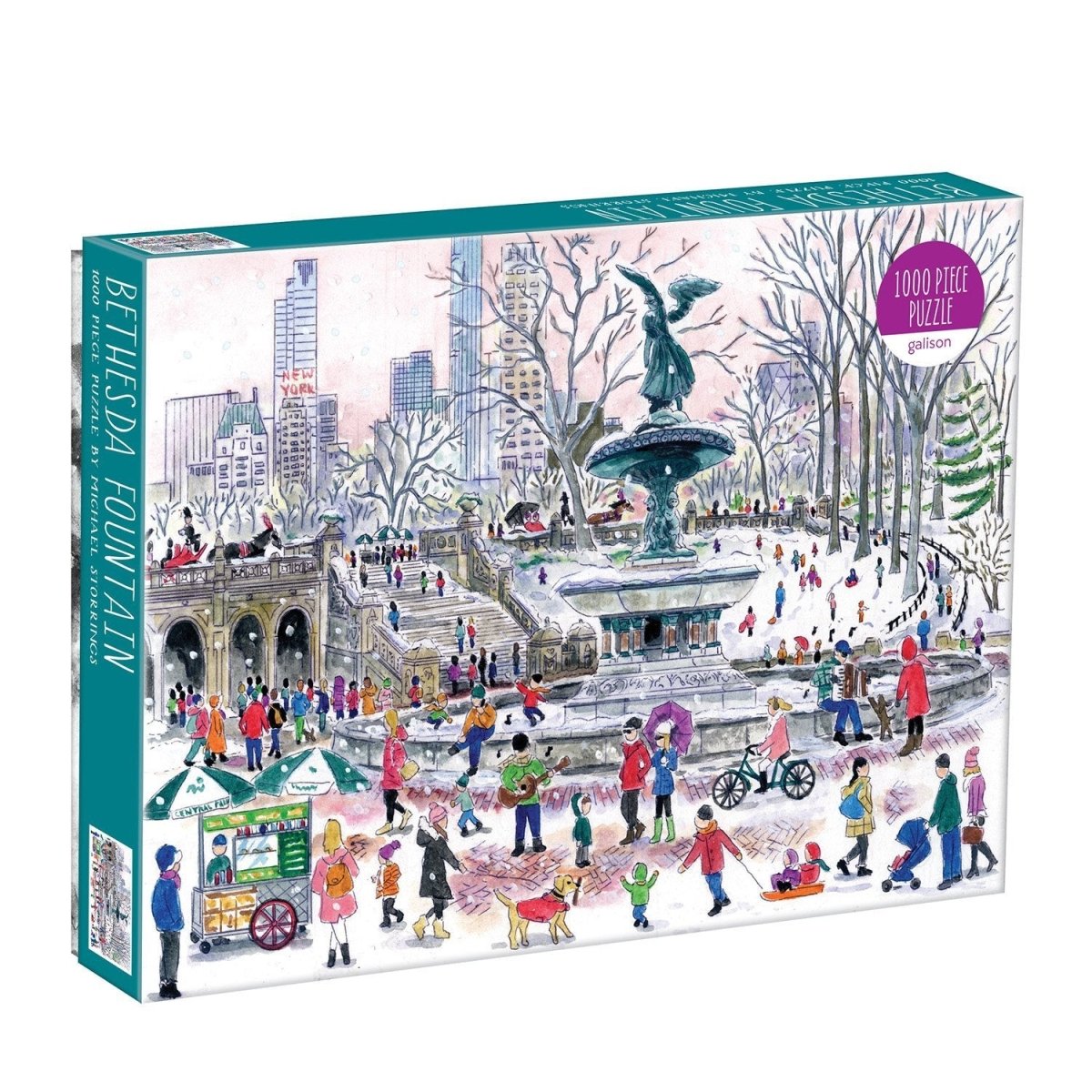 Michael Storrings Bethesda Fountain - 1000 brikker - Nordisk Spil