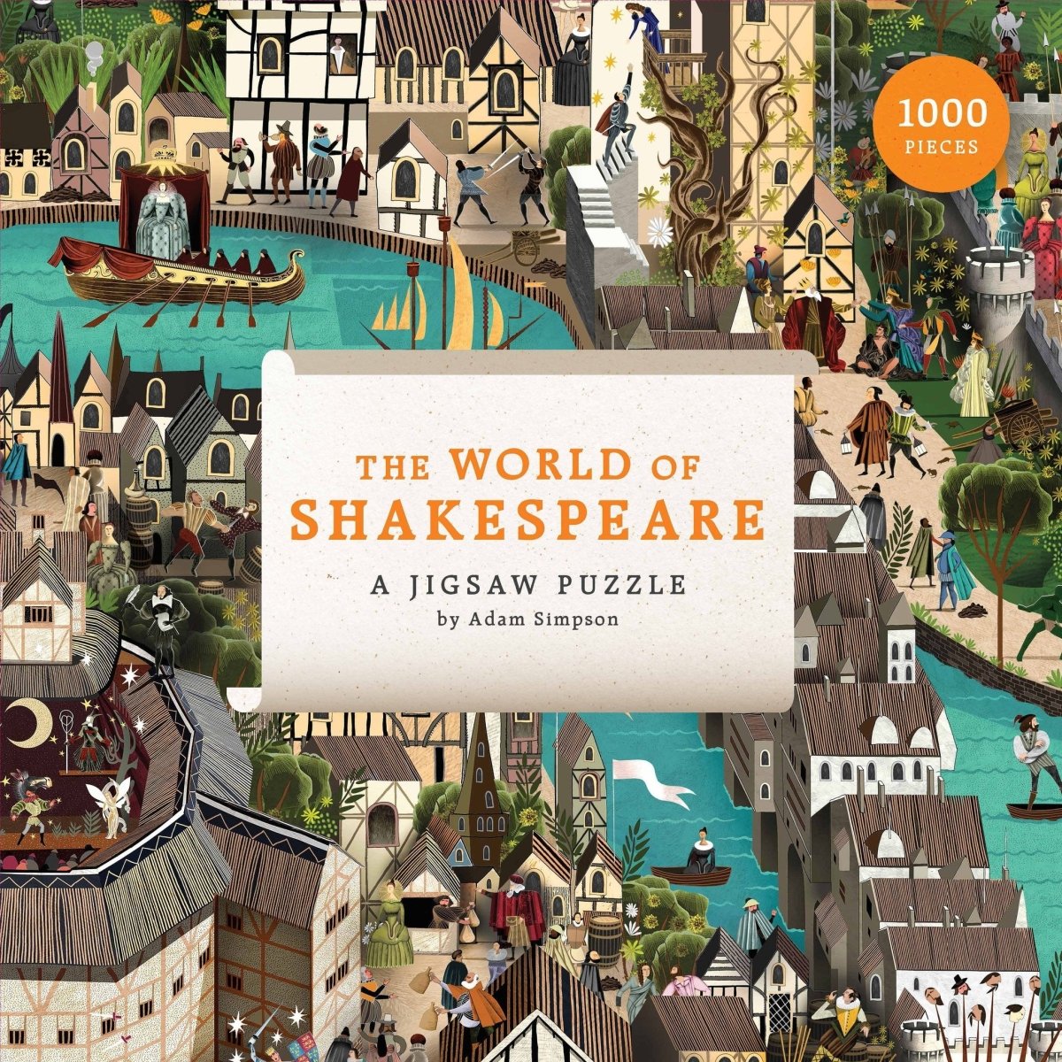 The World of Shakespeare - 1000 brikker - Nordisk Spil