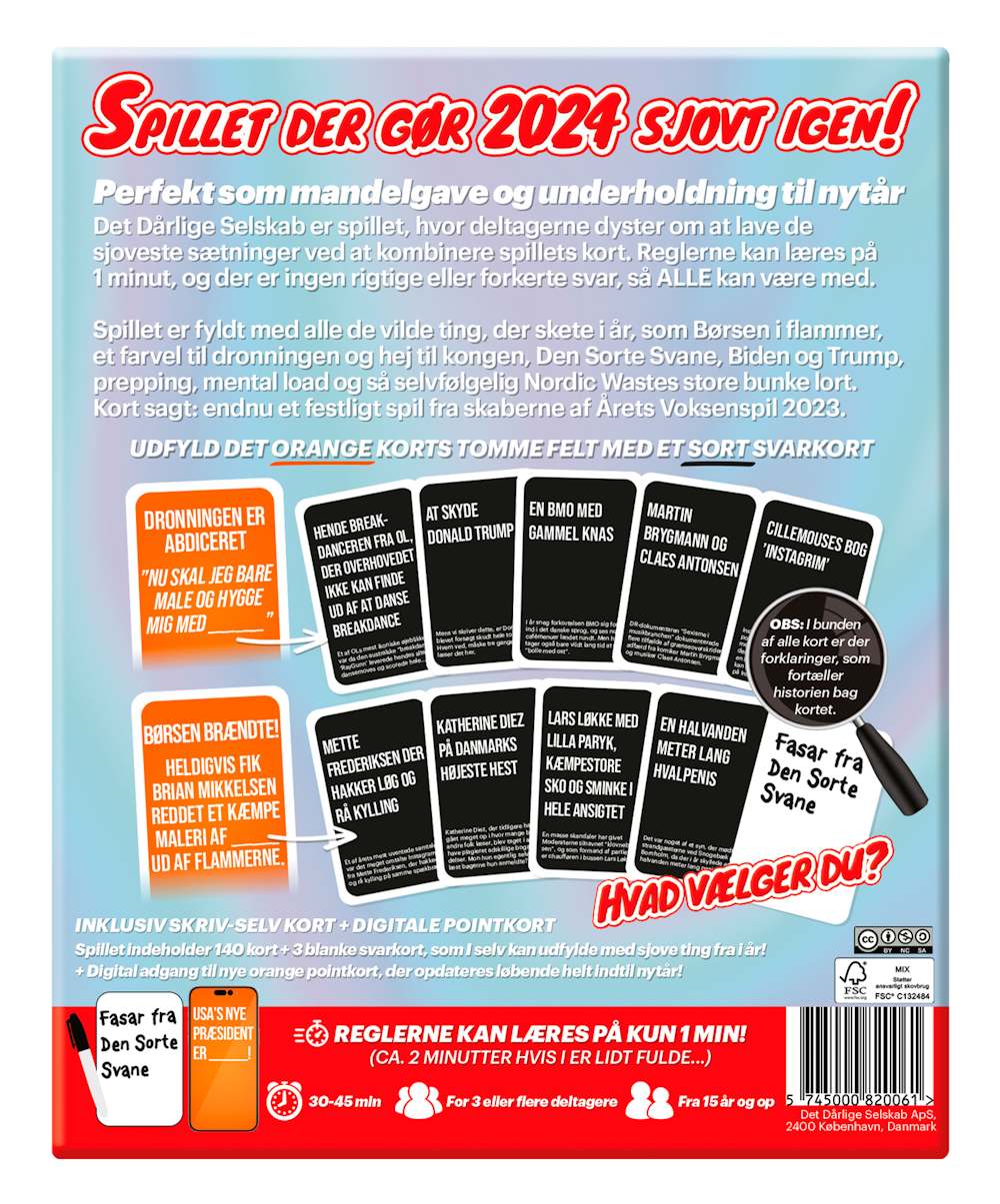 Det dårlige selskab: Året der gik galt 2024 - Nordisk Spil