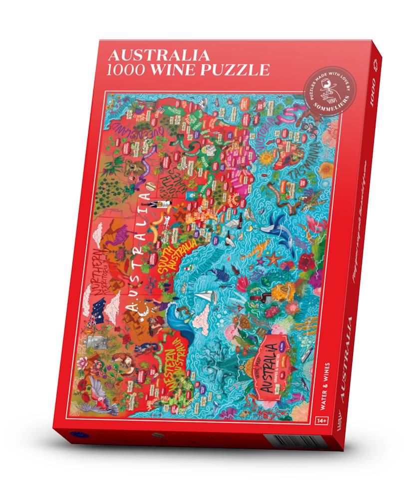 Vin: Australien - 1000 brikker - Nordisk Spil