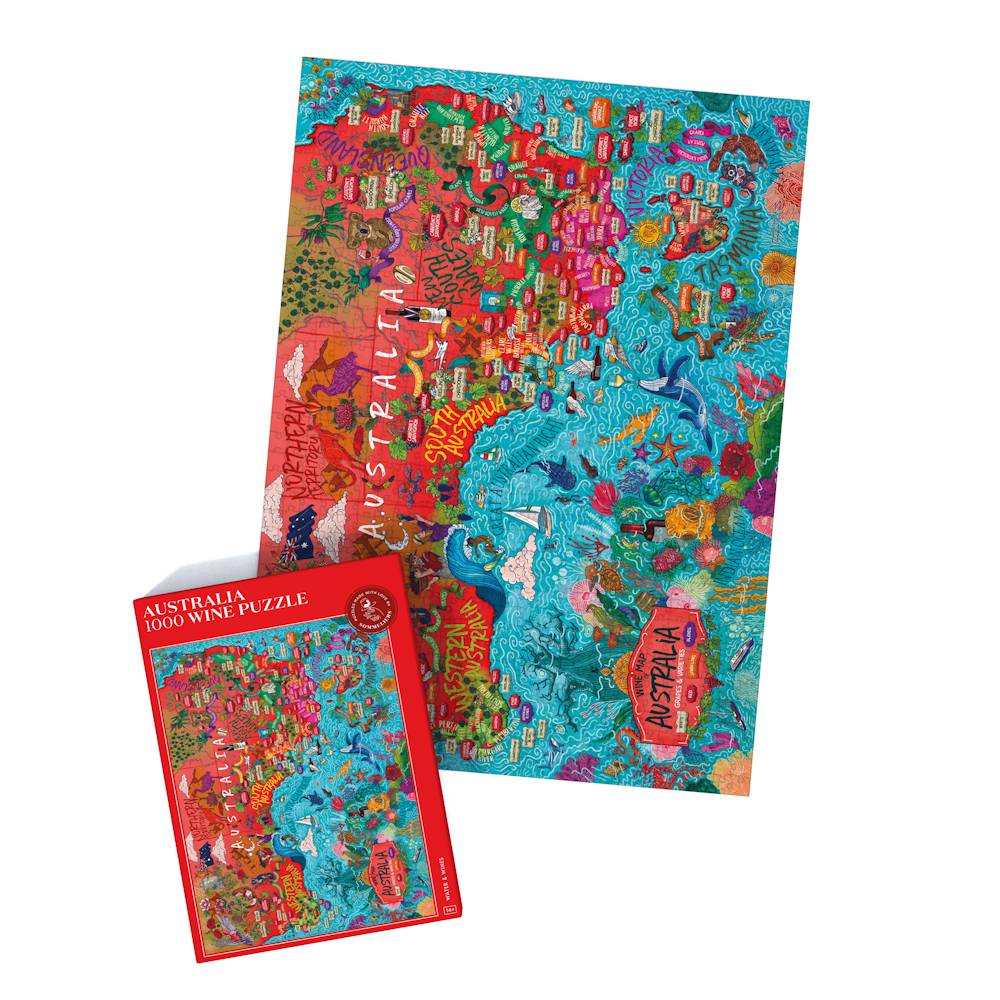 Vin: Australien - 1000 brikker - Nordisk Spil