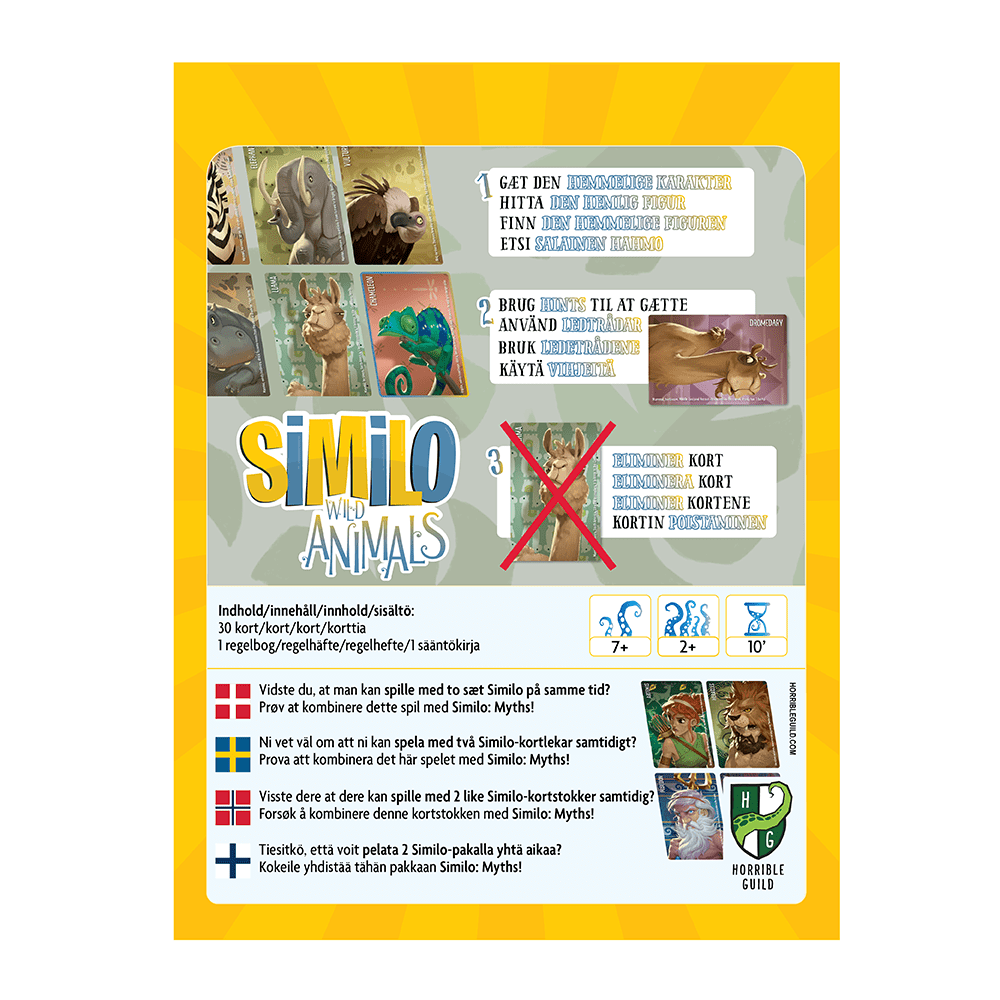 Similo: Wild Animals - Dansk - Nordisk Spil
