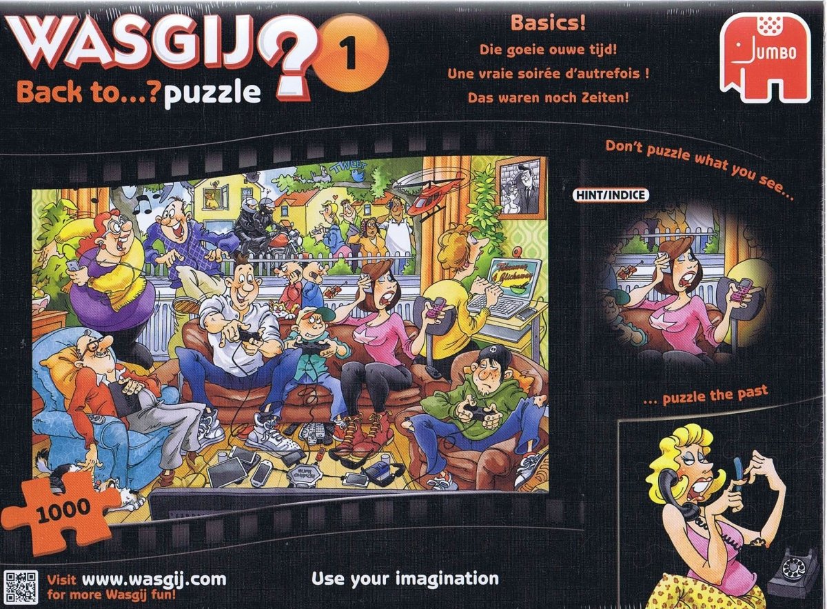 Wasgij? Back to...? 1 Basics! - 1000 brikker - Nordisk Spil