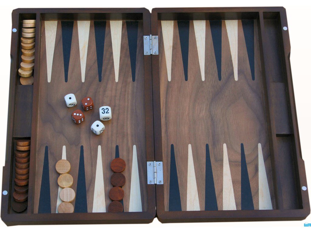 Backgammon i Træ - Nordisk Spil