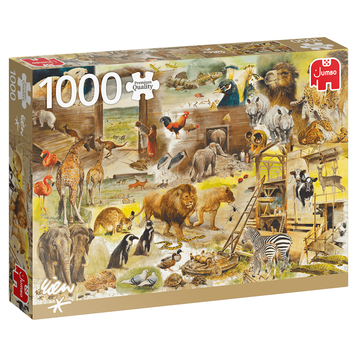 Bygger Noas Ark - 1000 brikker - Nordisk Spil