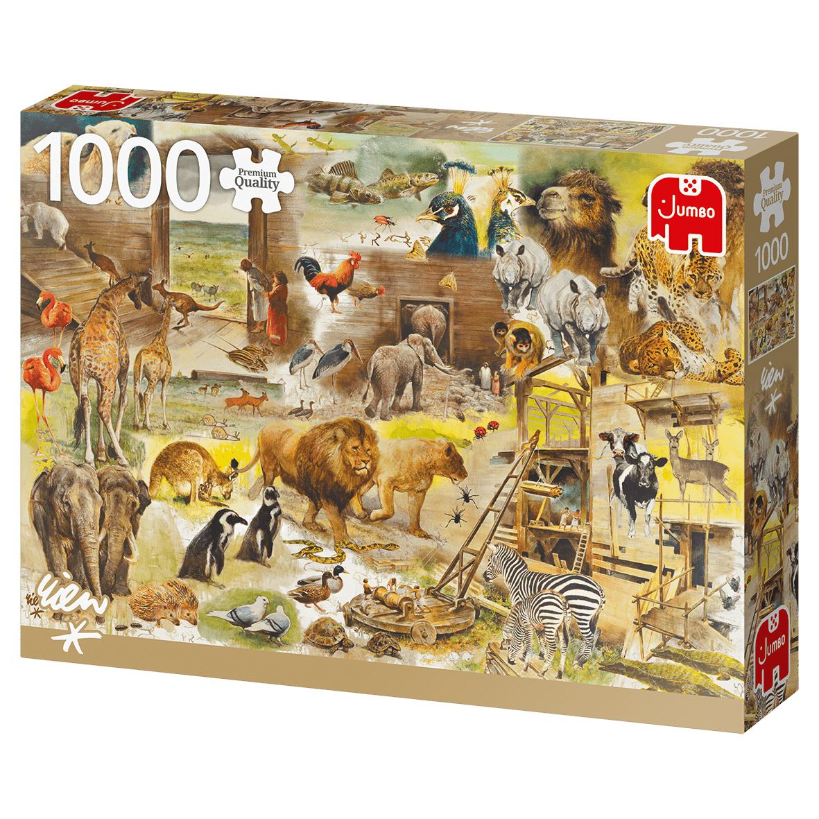 Bygger Noas Ark - 1000 brikker - Nordisk Spil