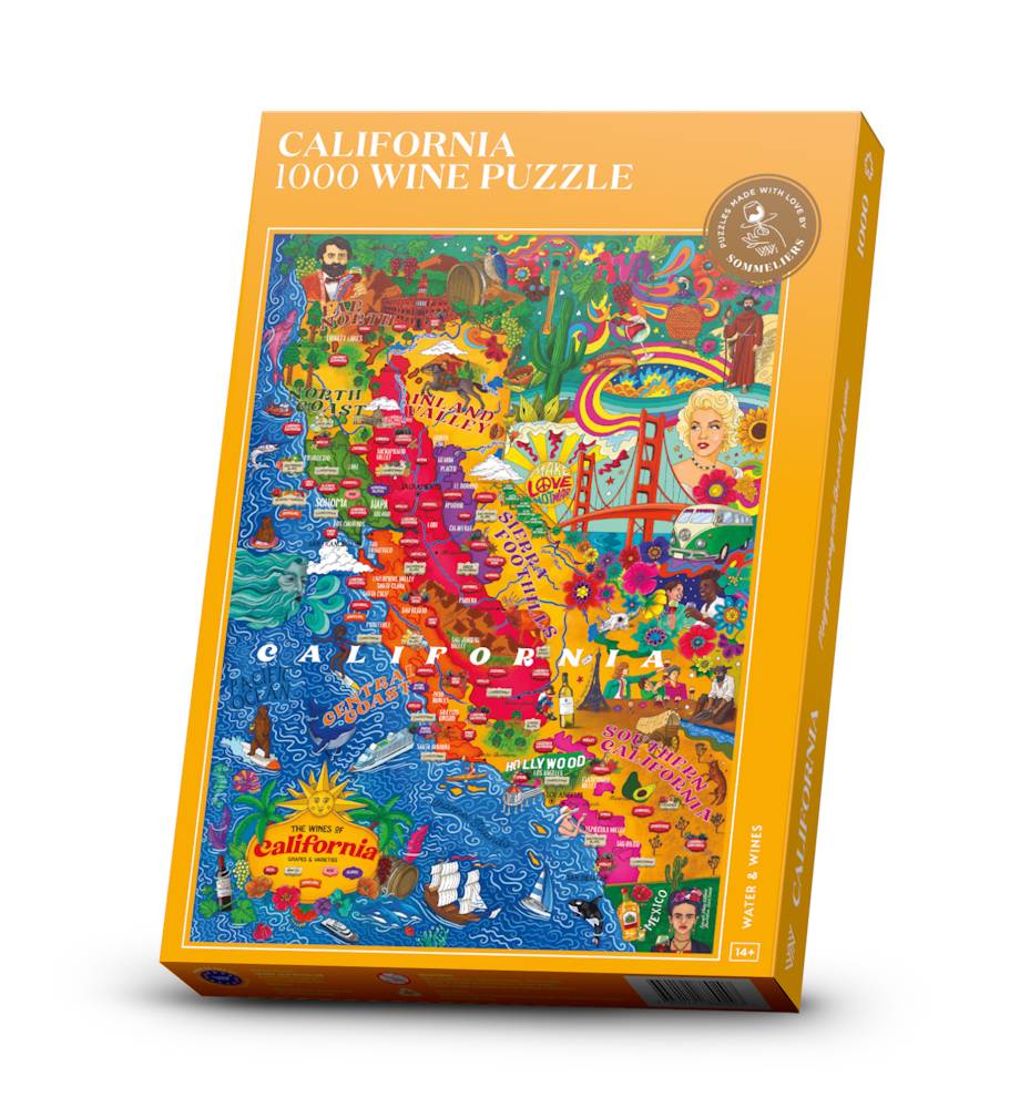Vin: Californien - 1000 brikker - Nordisk Spil