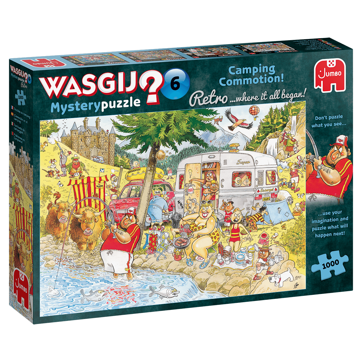 Mystery 6: Camping Kaos - 1000 brikker - Nordisk Spil