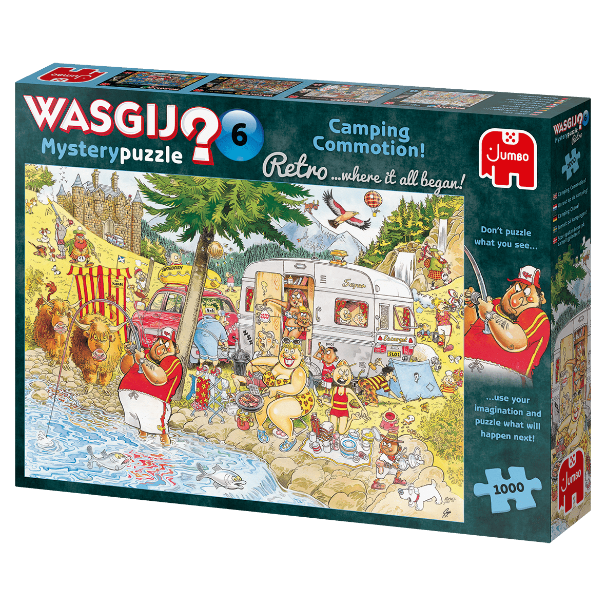 Mystery 6: Camping Kaos - 1000 brikker - Nordisk Spil