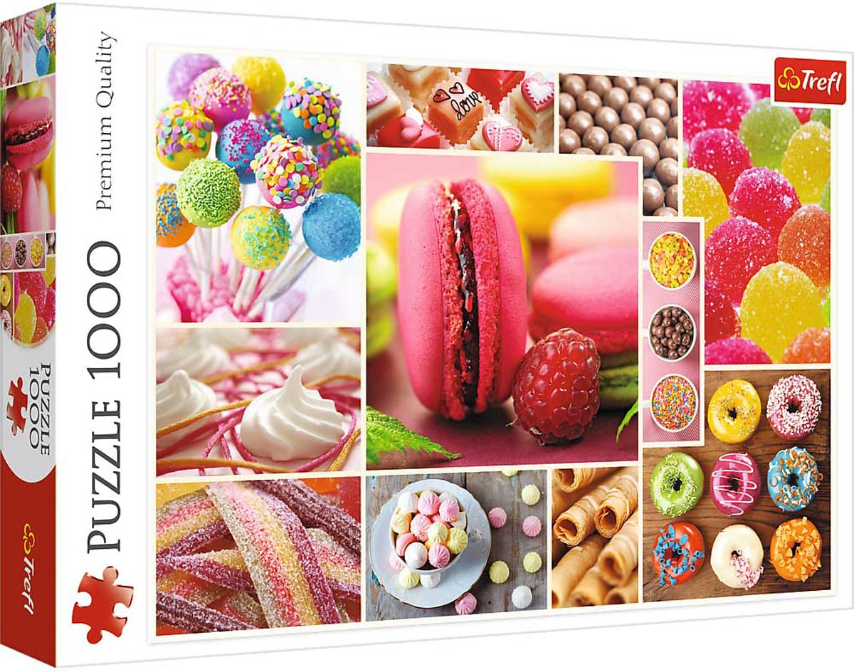 Candy collage - 1000 brikker - Nordisk Spil