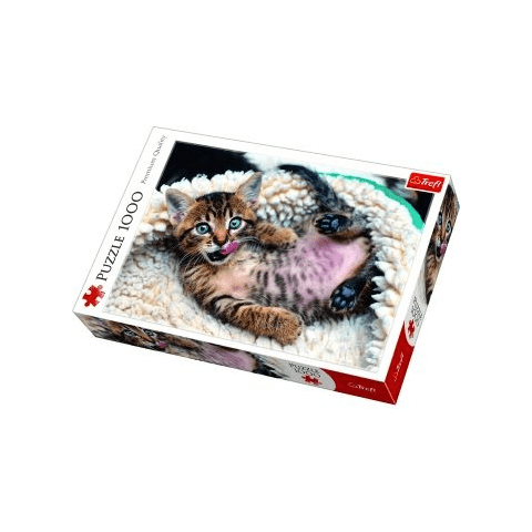 Cheerful Kitten - 1000 brikker - Nordisk Spil