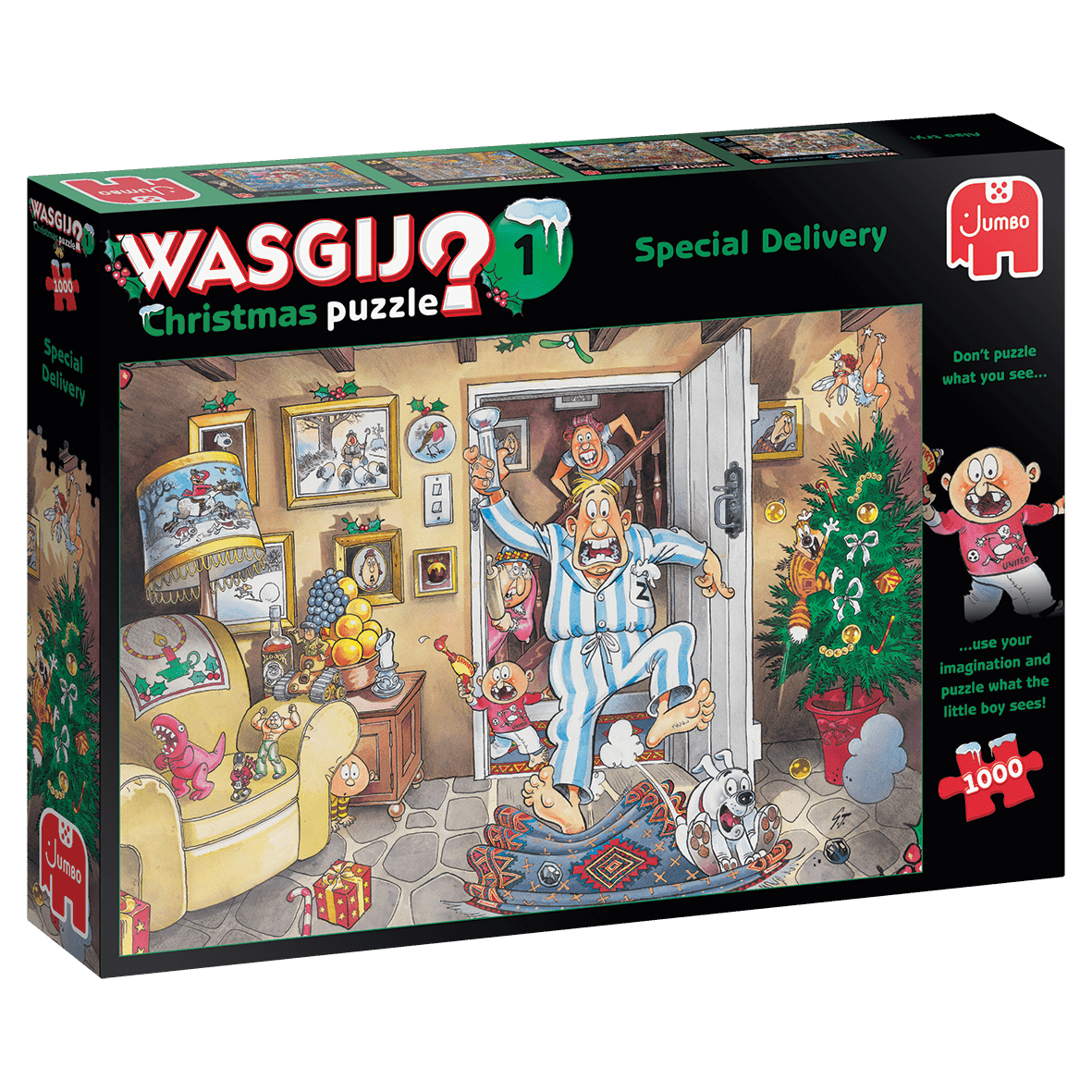 Wasgij Christmas 1 - Special Delivery - 1000 brikker - Nordisk Spil