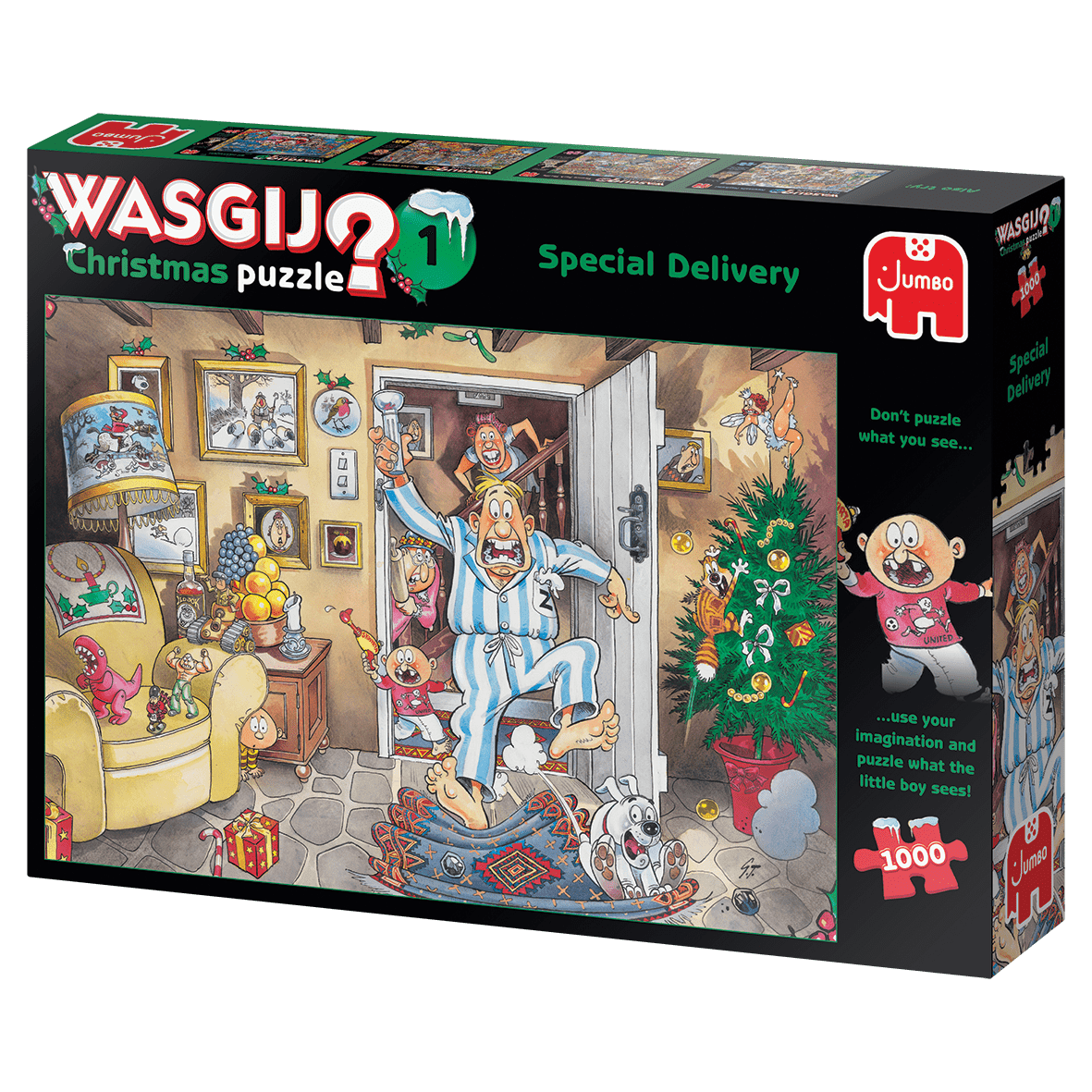 Wasgij Christmas 1 - Special Delivery - 1000 brikker - Nordisk Spil