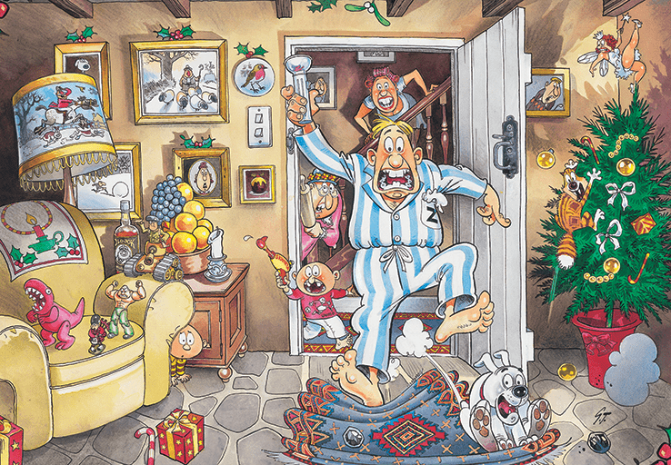 Wasgij Christmas 1 - Special Delivery - 1000 brikker - Nordisk Spil
