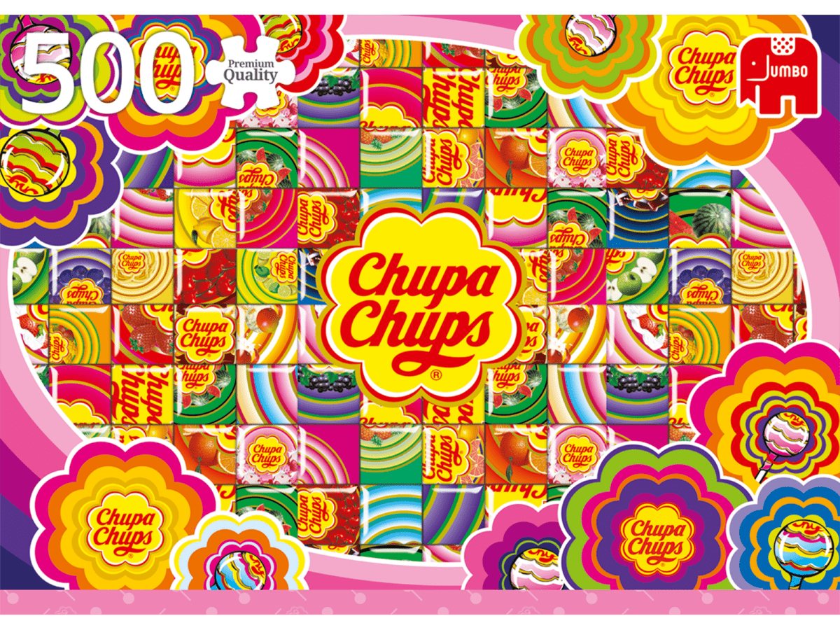 Chupa Chups Colourful - 500 brikker - Nordisk Spil