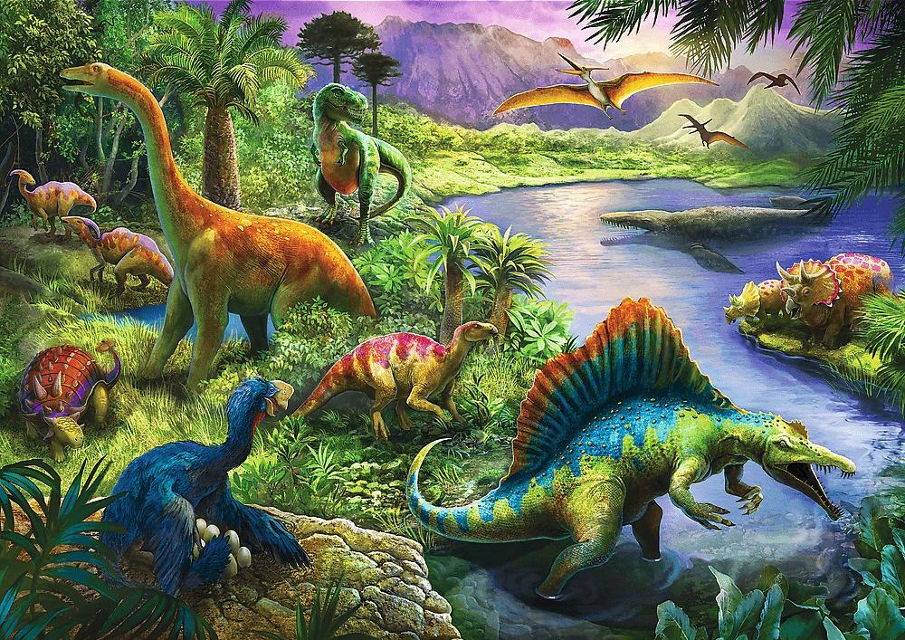 Dinosaurer - 200 brikker - Nordisk Spil