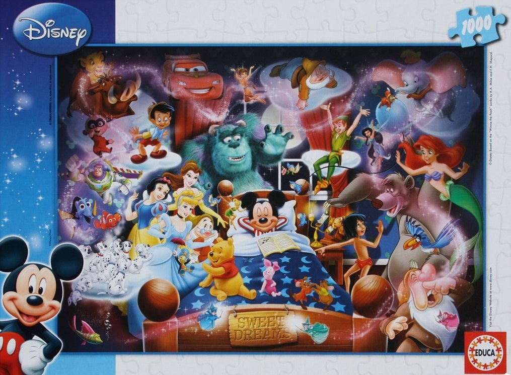 Disney Mickey&39;s Dream - 1000 brikker - Nordisk Spil