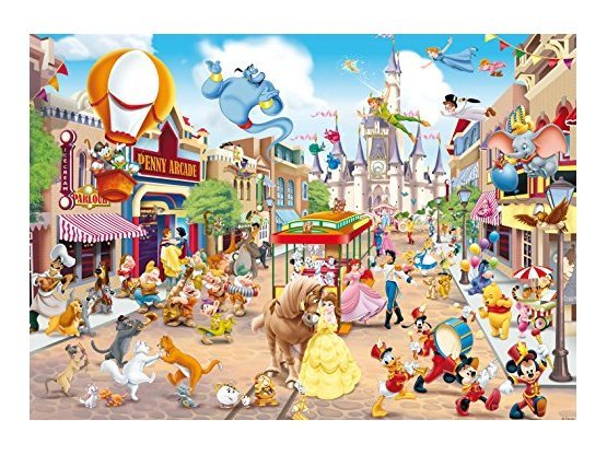 Disney Hovedgaden - 1000 brikker - Nordisk Spil
