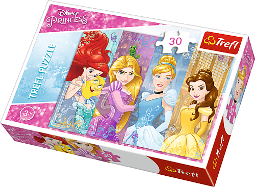 Disney - Fairytale princesses, 30 brikker - Nordisk Spil