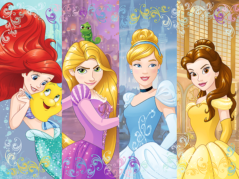 Disney - Fairytale princesses, 30 brikker - Nordisk Spil