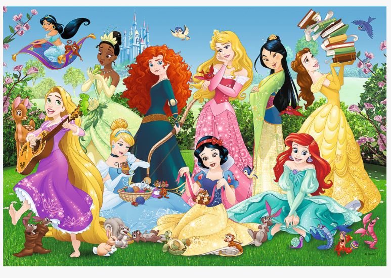 Disney: Prinsesser - 100 brikker - Nordisk Spil