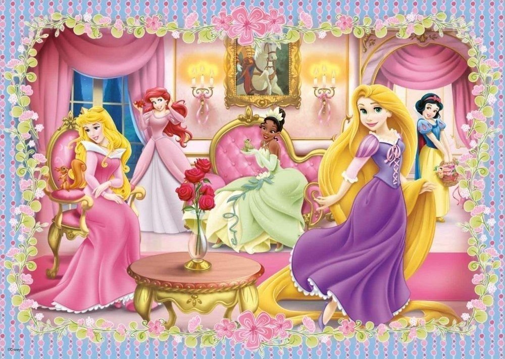 Disney - Prinsesser i stuen - 100 brikker - Nordisk Spil