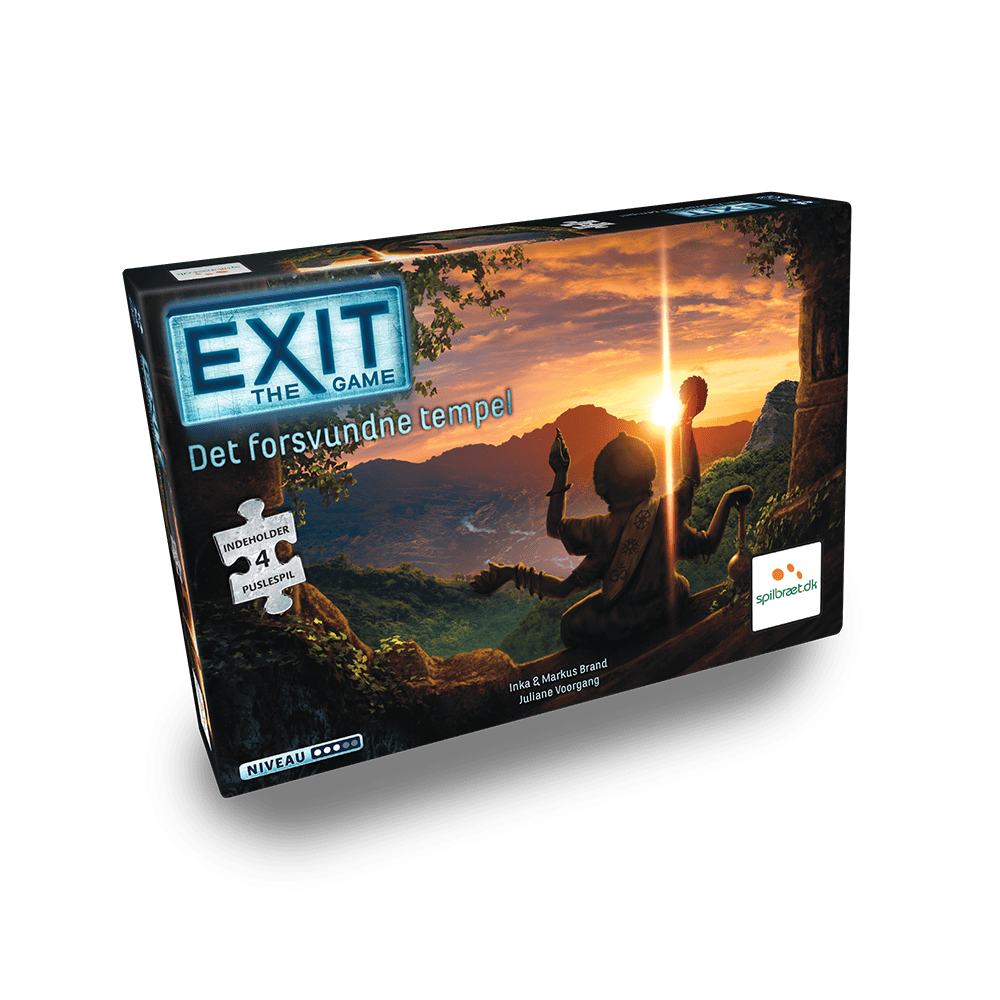 EXIT + PUZZLE 1: Det Forsvundne Tempel - Dansk - Nordisk Spil