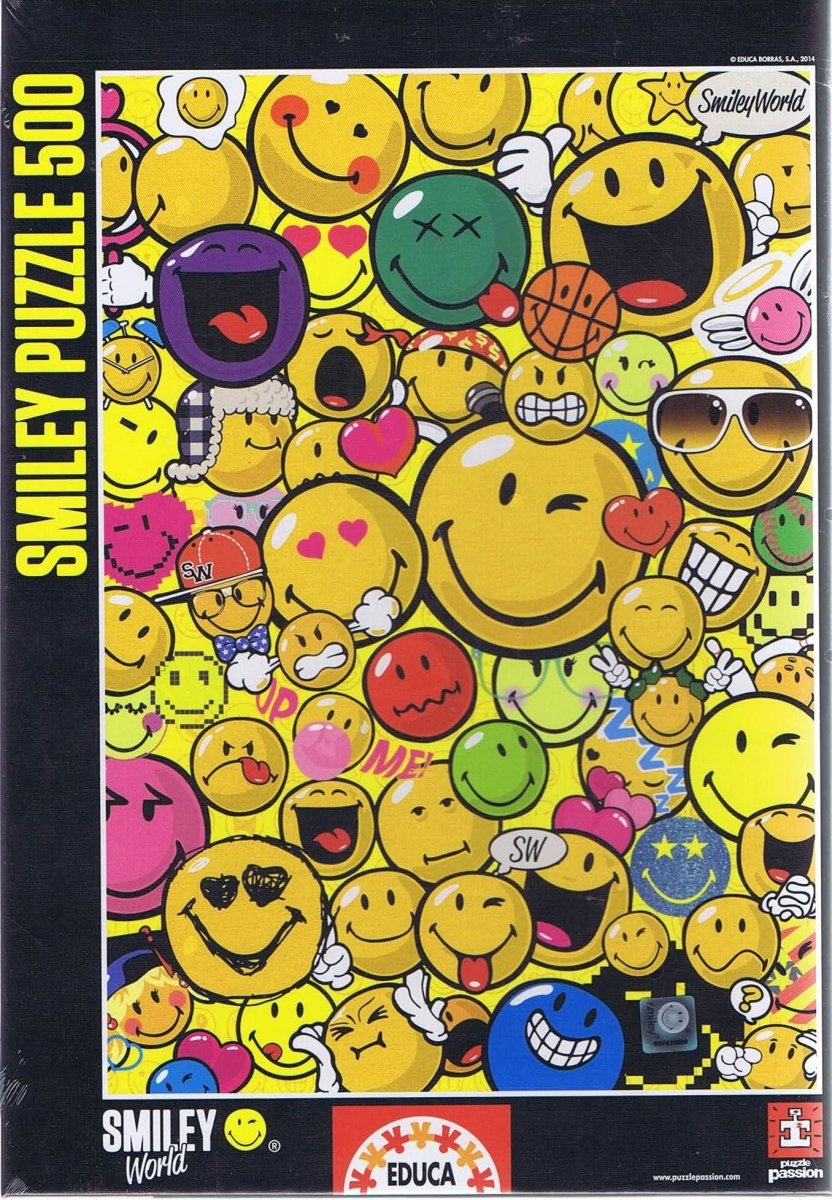 Smiley World - 500 brikker - Nordisk Spil