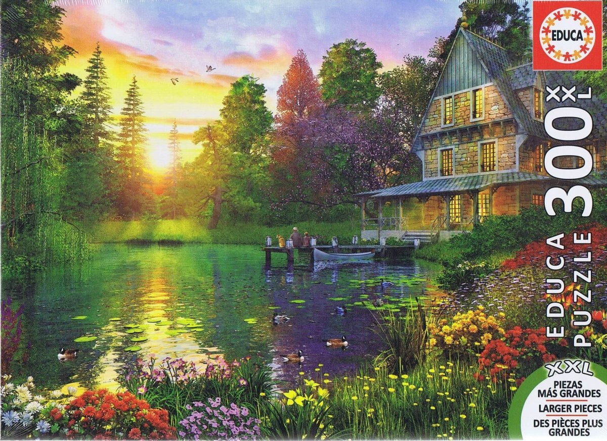 Sunset with Grandpa - 300 XXL brikker - Nordisk Spil