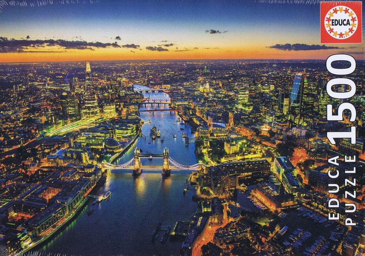 London aerial View, 1500 brikker - Nordisk Spil