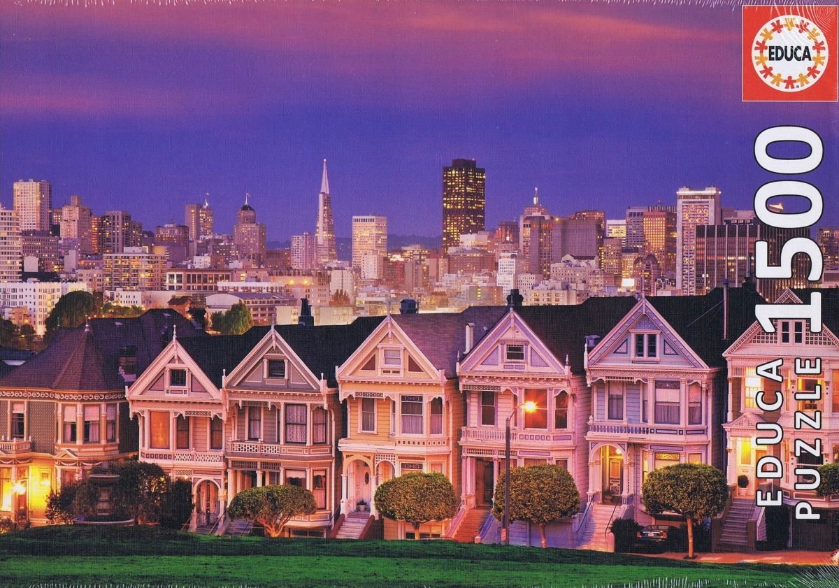 Painted Ladies, S. Francisco, 1500 brikker - Nordisk Spil