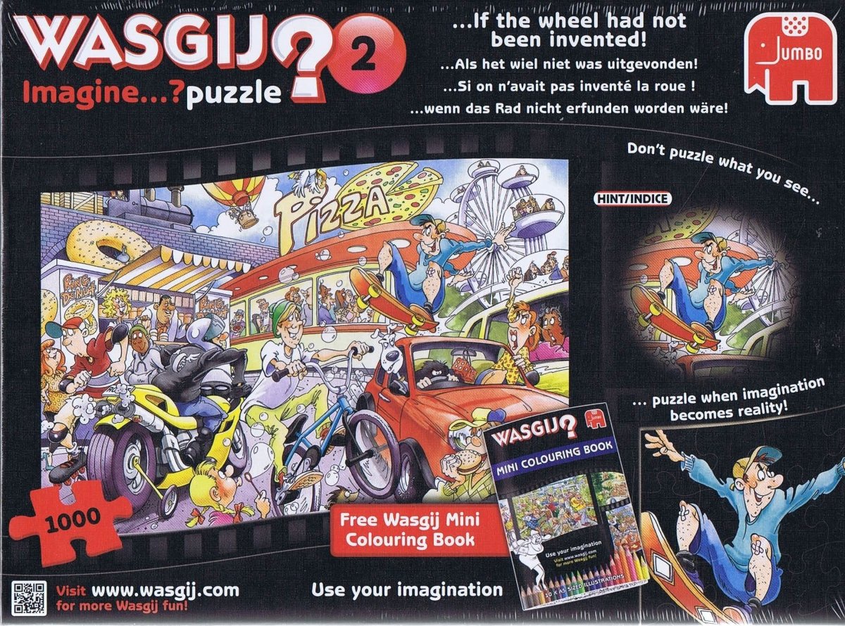 Wasgij? Imagine 2 If the Wheel had not been Invented, 1000 brikker - Nordisk Spil