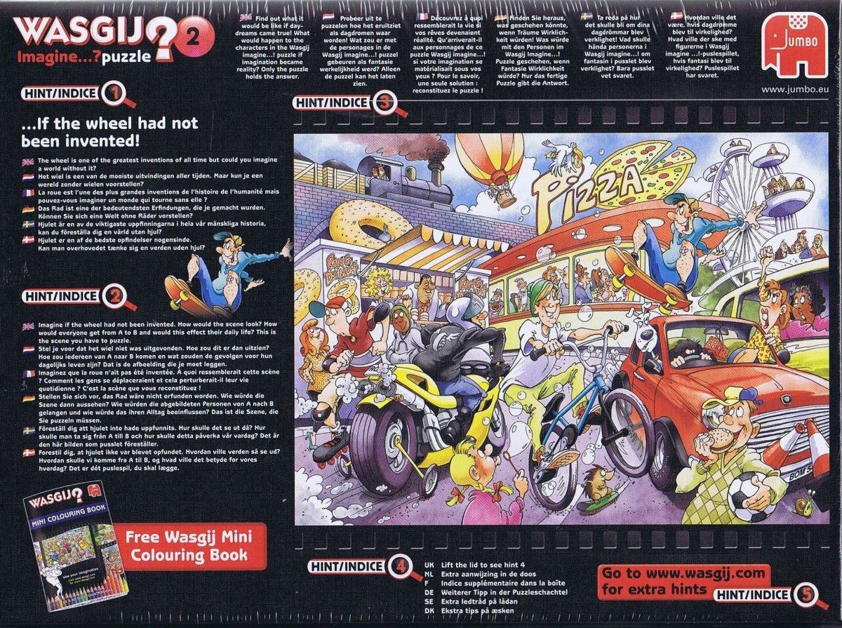 Wasgij? Imagine 2 If the Wheel had not been Invented, 1000 brikker - Nordisk Spil