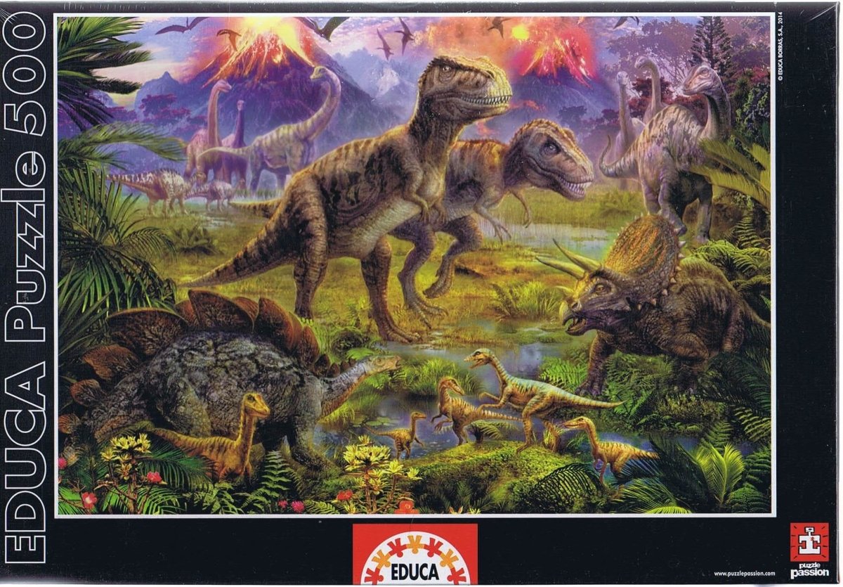 Dinosaur Gathering - 500 brikker - Nordisk Spil