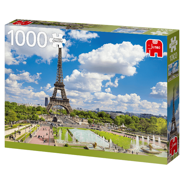 Eiffeltårnet i Paris på en Sommerdag - 1000 brikker - Nordisk Spil