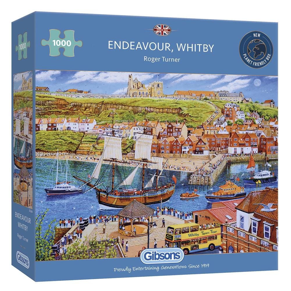 Endeavour, Whitby - 1000 brikker - Nordisk Spil