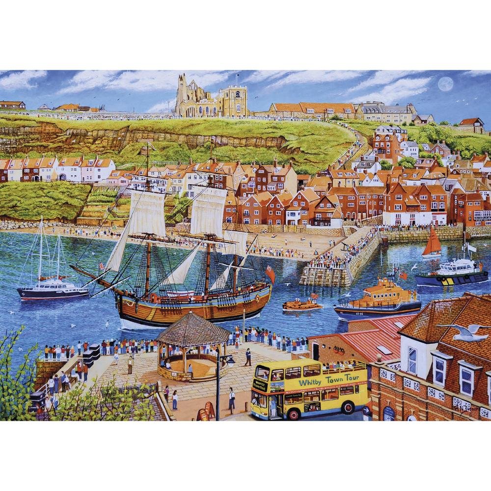 Endeavour, Whitby - 1000 brikker - Nordisk Spil