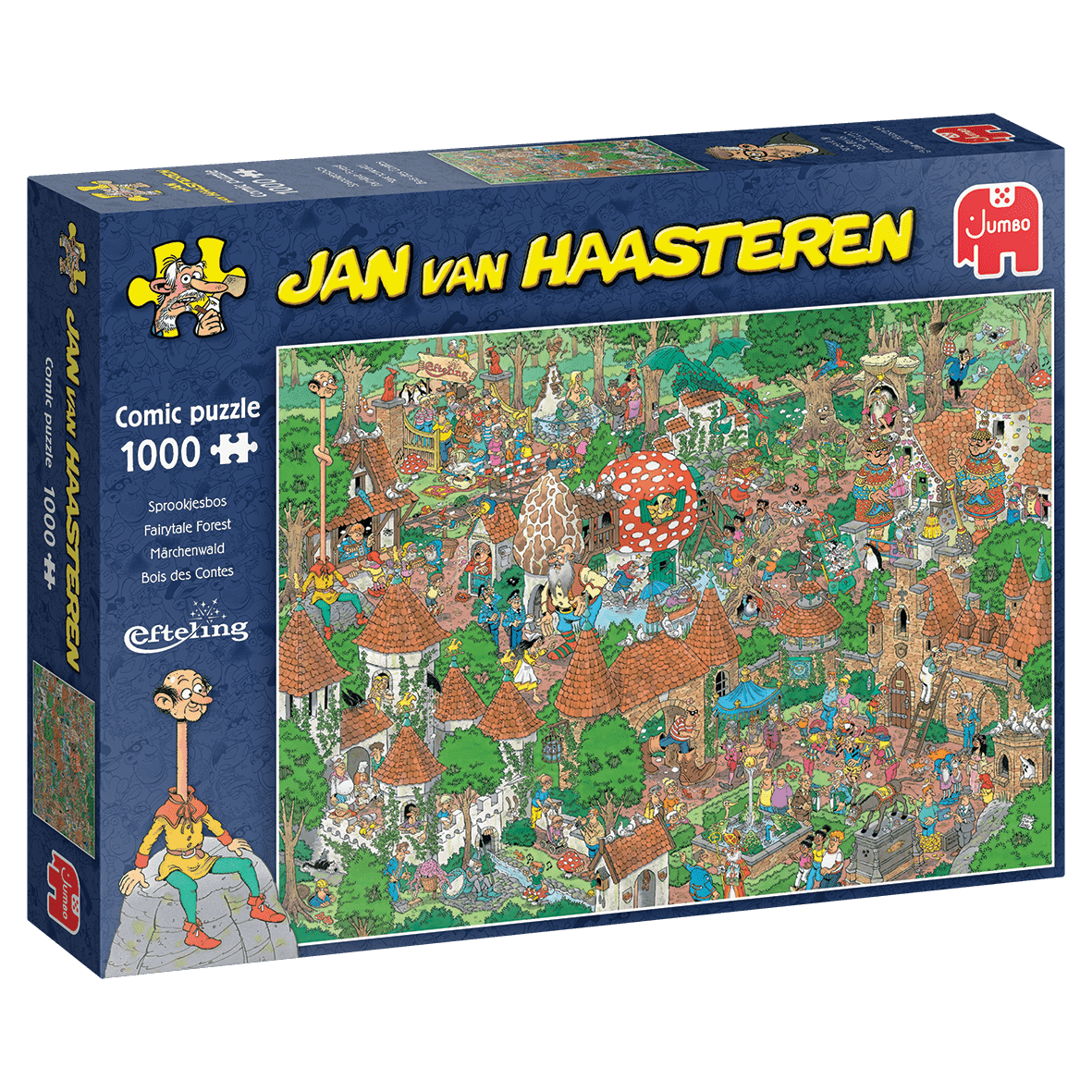 Jan van Haasteren: Den Eventyrlige Skov - 1000 brikker - Nordisk Spil