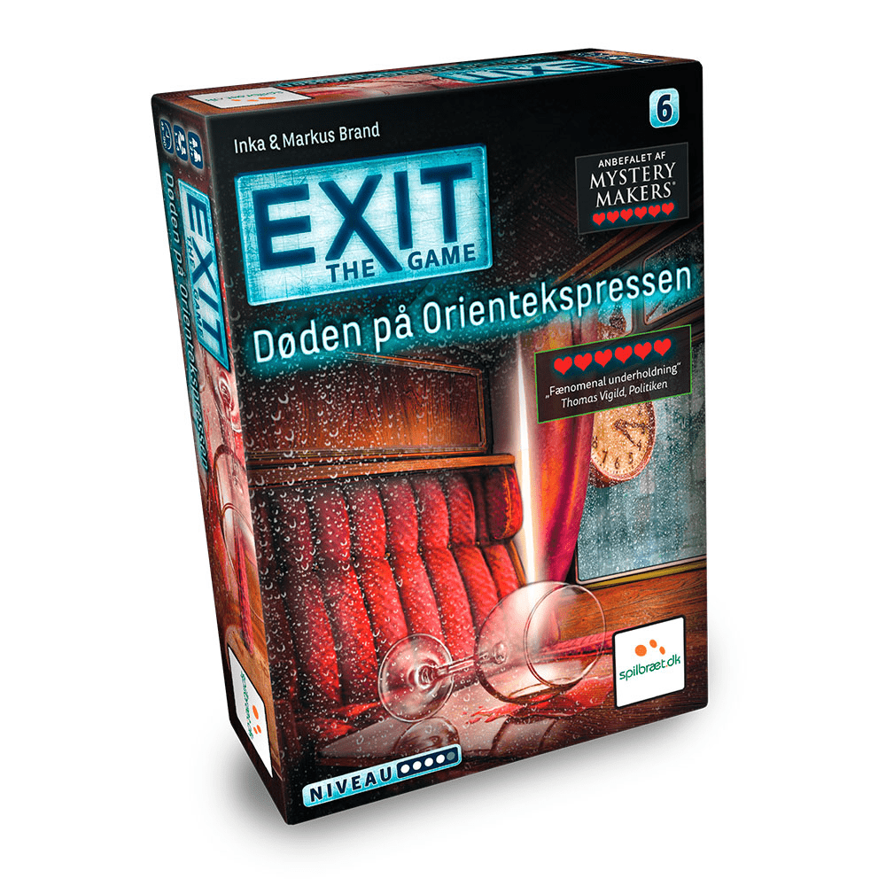 EXIT 6: Døden på Orientekspressen - Dansk - Nordisk Spil