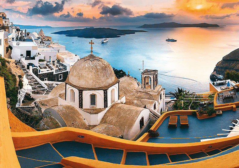Fairytale Santorini - 1000 brikker - Nordisk Spil