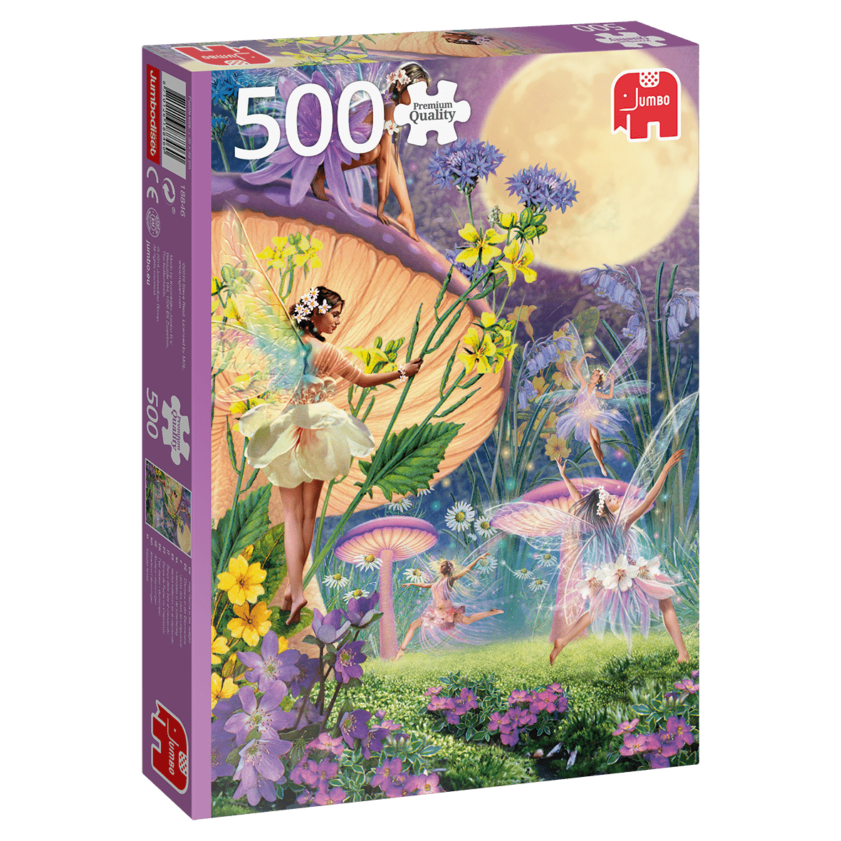 Feerne Danser i Måneskinnet - 500 brikker - Nordisk Spil