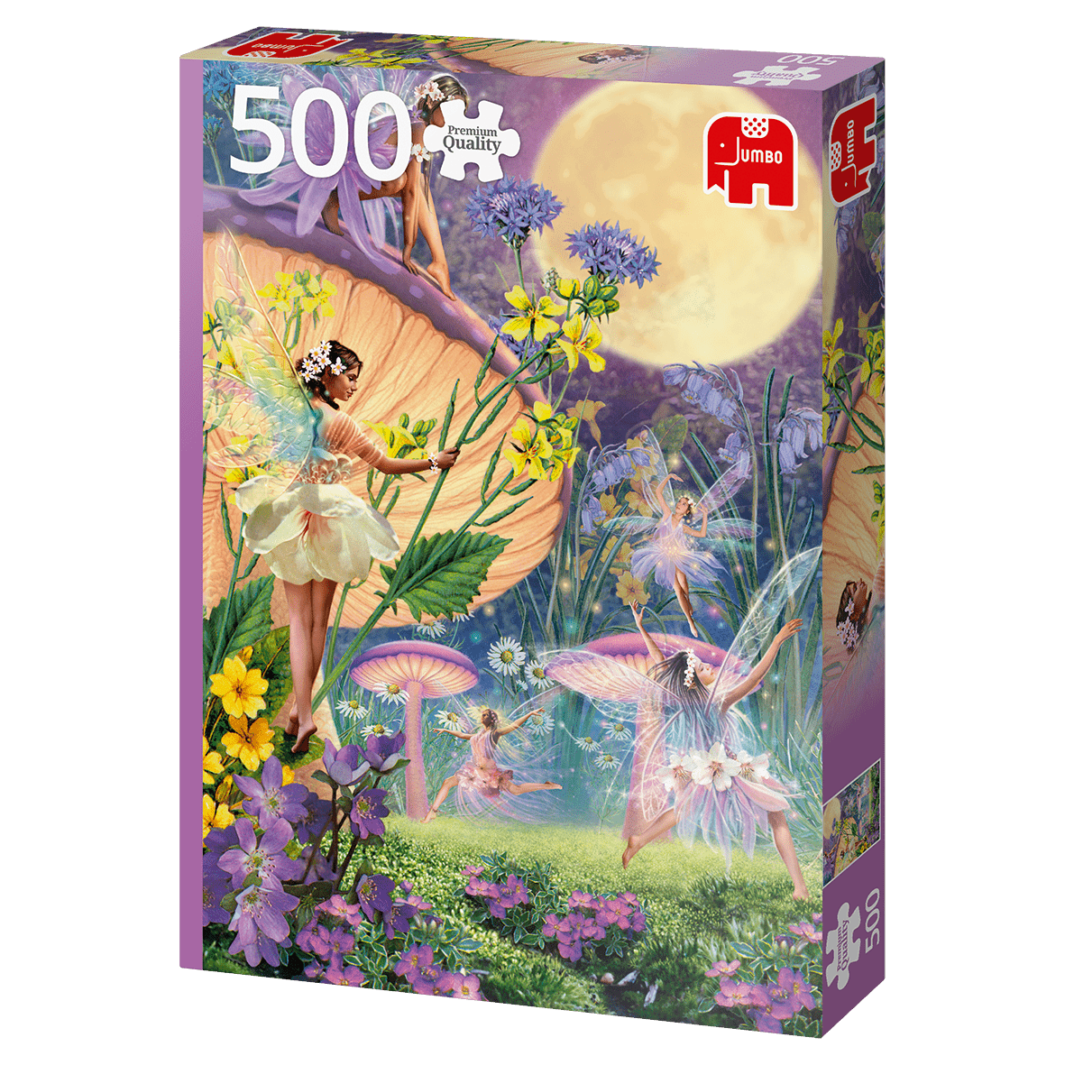 Feerne Danser i Måneskinnet - 500 brikker - Nordisk Spil