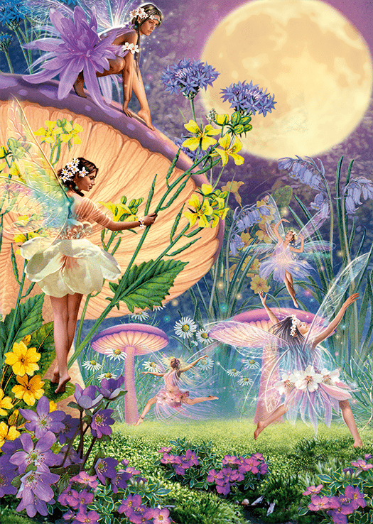 Feerne Danser i Måneskinnet - 500 brikker - Nordisk Spil