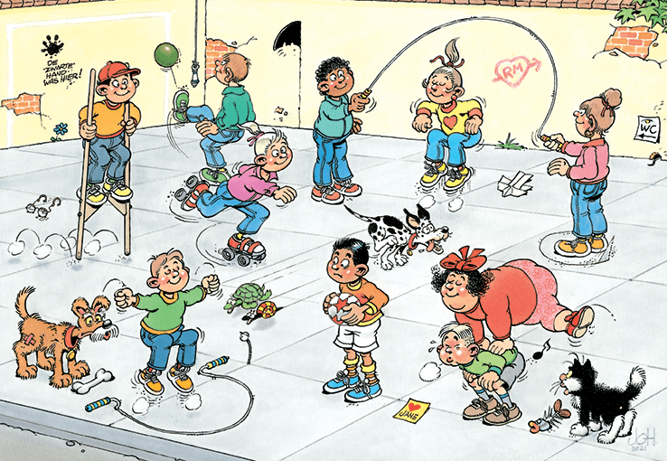 Jan van Haasteren: Frikvarter - 240 brikker - Nordisk Spil