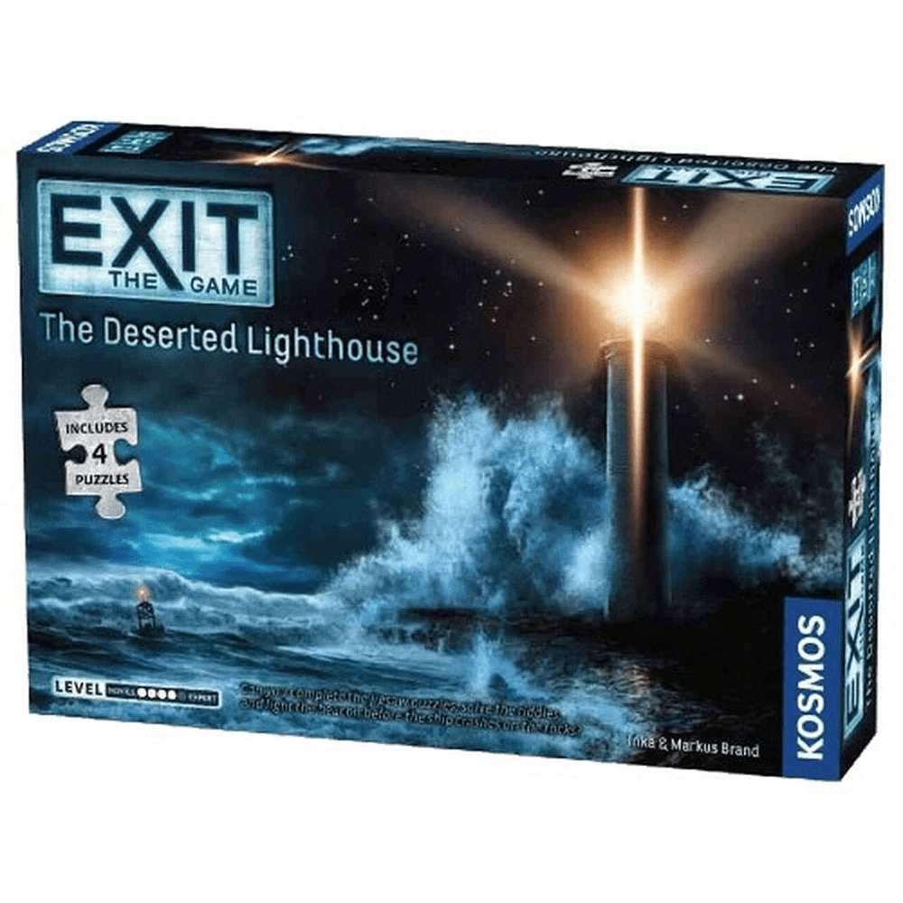 EXIT + PUZZLE: The Deserted Lighthouse - Engelsk - Nordisk Spil