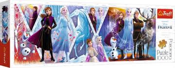 Frozen 2 - panorama - 1000 brikker - Nordisk Spil